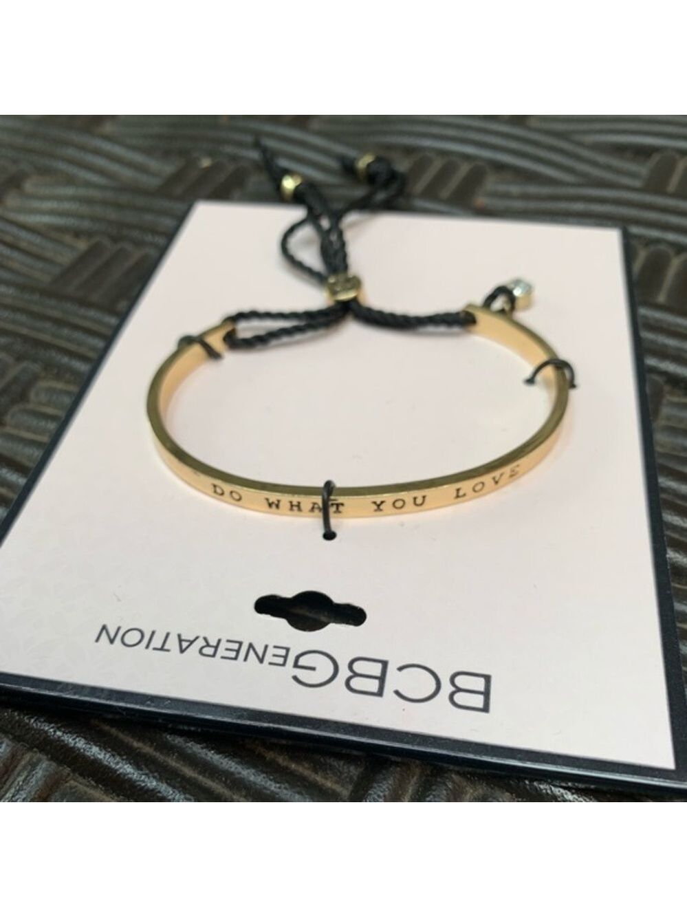 BCBG Do What You Love Gold Bracelet